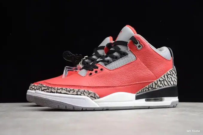 1st Kicks Air Red Jordan 3 Cement CK5692-600 0612
